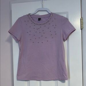 Lavender Embellished Women's Top